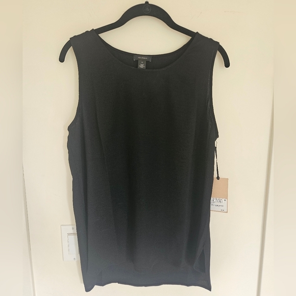 Halogen Scoop Neck Woven Shell NWT - Picture 2 of 8